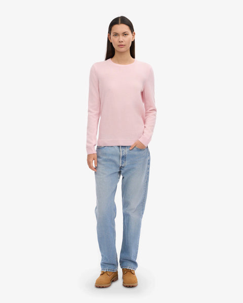 Women Light Merino Wool Crew
