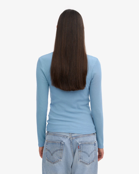 Women Organic Rib LS Tee
