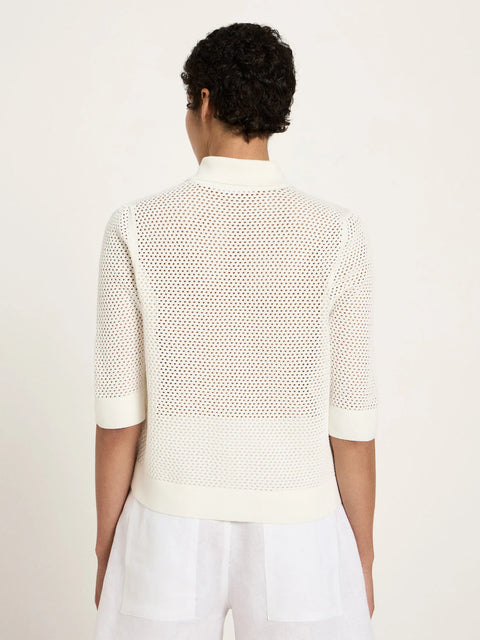 Strickjacke kurzarm GOTS