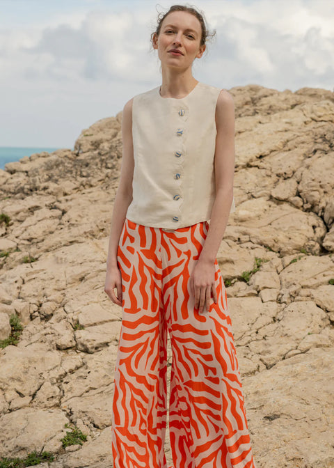 Birkin Trousers Palm Spritz