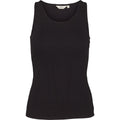 Ludmilla Tank Top von Basic Apparel – Detail des gerippten Jerseys aus Bio-Baumwolle
